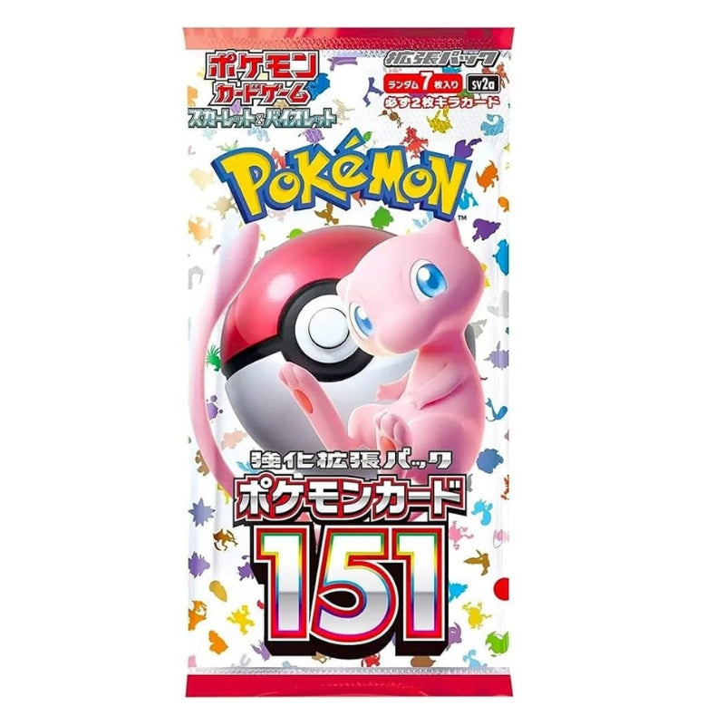 151 יפני בוסטר קלפי פוקימון מקוריים