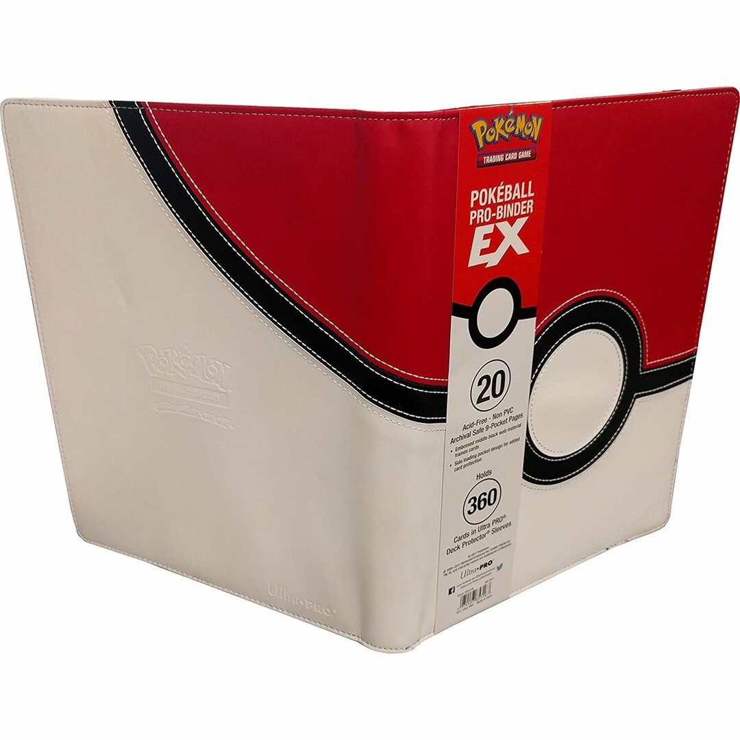 אלבום קלפים פוכדור לאכסון 360 קלפים | Ultra Pro Premium Pokeball Binder