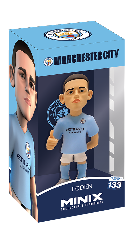 בובת אספנות מיניקס פיל פודן מנצסטר סיטי | MINIX Bandai Manchester City Phil Foden