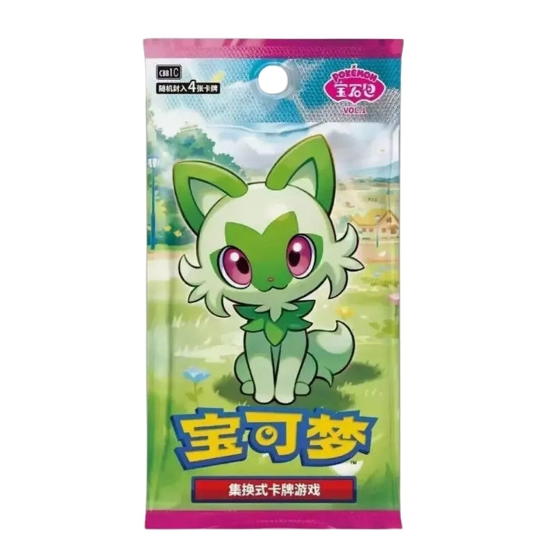 חבילת קלפי פוקימון סיניים