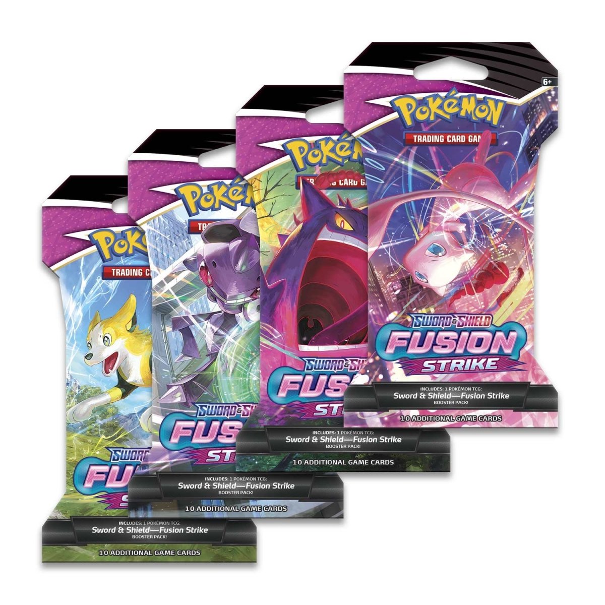 ארט סט פיוז'ן סטרייק (4 חבילות קלפים) | Fusion Strike 4 Booster Pack Art Set Deal