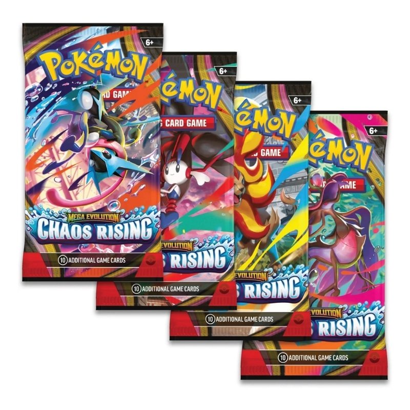 חבילת קלפי פוקימון מקוריים chaos rising