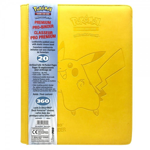 אלבום אולטרה פרו פיקאצ'ו 360 קלפים | Pikachu Ultra Pro Binder