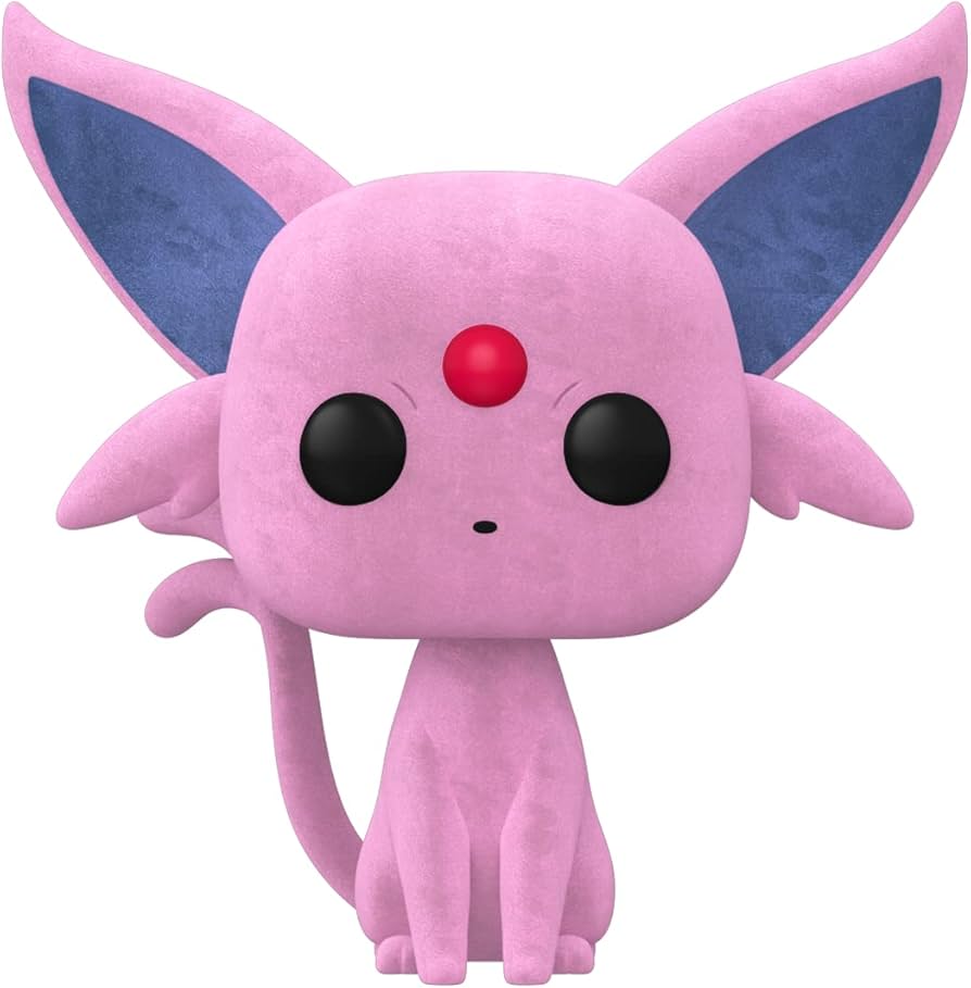 פופ פוקימון אקסקלוסיבי פרוותי: אספיון | Funko Pop! Games: Pokemon - Espeon Flocked (Amazon Exclusive)