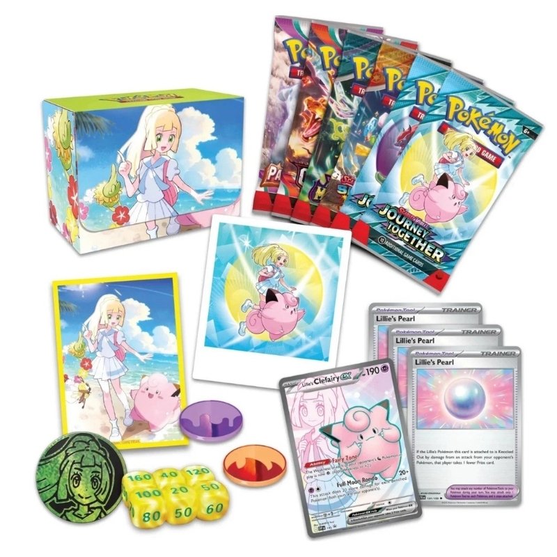 מארז קלפי פוקימון קרטון חלב לילי | Pokémon TCG: Lillie Premium Tournament Collection