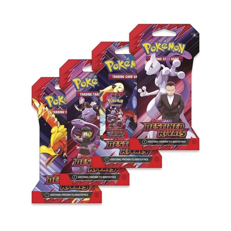 חבילת קלפי פוקימון מוסלבת | Pokemon Scarlet&Violet: Destined Rivals Sleeved Booster Pack