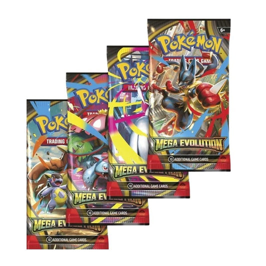 חבילת קלפי פוקימון: מגה אוולושן בייס סט | Pokemon Mega Evolution: Base Set Booster Pack