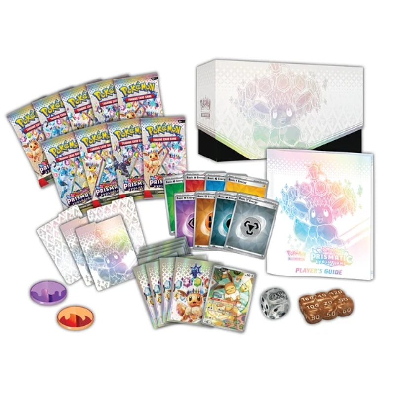 Elite Trainer Box Pokemon Prismatic Evolutions | מארז מאמנים אליט פוקימון פריזמטיק איוולושנס