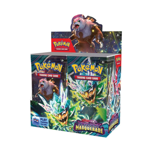 מכירה מוקדמת בוסטר בוקס 36 חבילות קלפי פוקימון טוויילייט מסקרייד | PreOrder: Booster Box Pokemon Twilight Masquerade