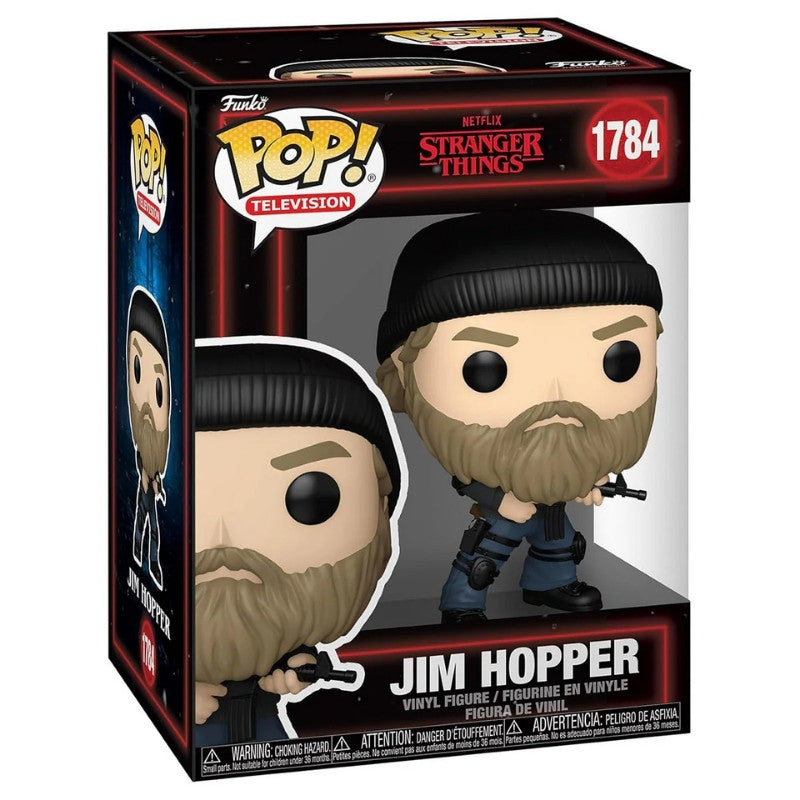 בובת פופ דברים מוזרים: ג'ים הופר 1784 | FunkoPOP! Stranger Things: Jim Hopper