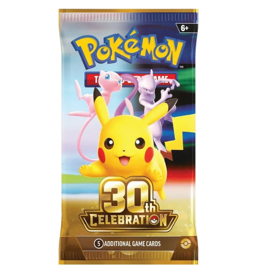 חבילת קלפי פוקימון - סלבריישנס 30 שנה | Pokémon TCG: 30th Celebration Booster Pack