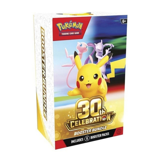מארז פוקימון בוסטר באנדל 30th Celebration |  מכיל 6 חבילות קלפים